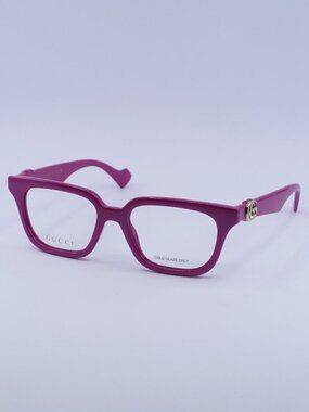 Gucci GG1536O 010 Eyeglasses Red 51mm Square Frame